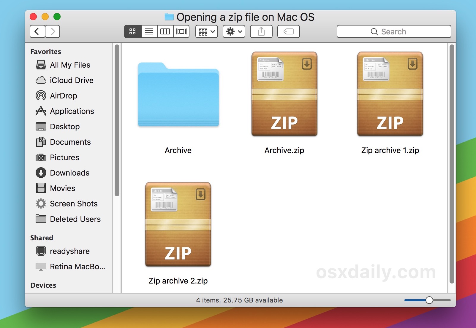 Unzip program for mac free download